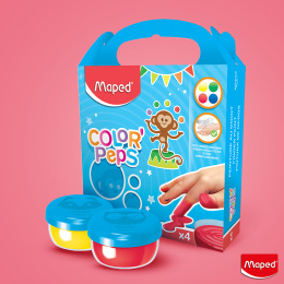 Color Peps Fingerfärg 4-set (1 år+) i gruppen Kids / Barnpyssel och kreativitet / Pyssellådor hos Pen Store (108764)