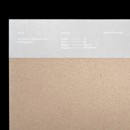 Tracing Paper Pad 90g A3 i gruppen Papper & Block / Konstnärsblock / Tracing och kalkering hos Pen Store (129942)