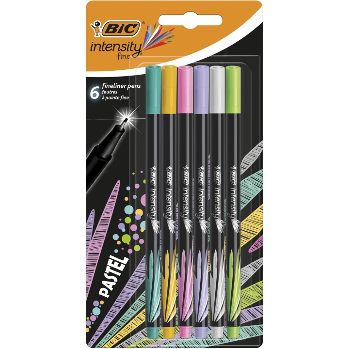 Läs mer om BIC Intensity Fineliner 6-set Pastel Colors