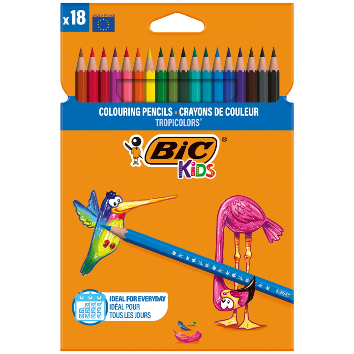 Kids Tropicolors Färgpennor 18-set (5 år+) i gruppen Kids / Barnpennor / Färgpennor för barn hos Pen Store (100240)