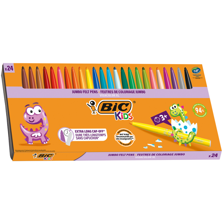 Kids Visacolor XL Tuschpennor 24-set (3 år+) i gruppen Kids / Barnpennor / Tuschpennor för barn hos Pen Store (100250)