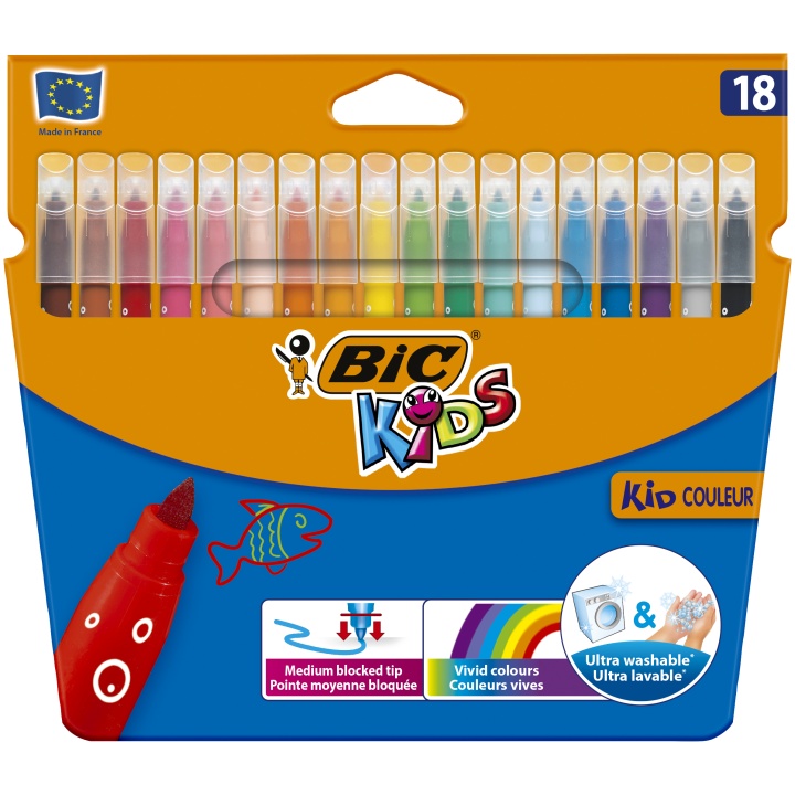 BIC Kids Couleur Tuschpennor 18-set