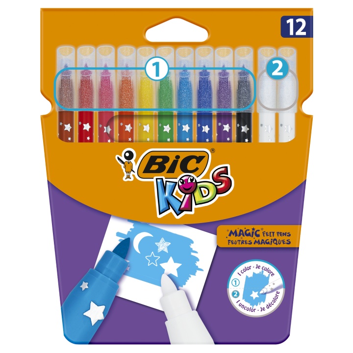 Läs mer om BIC Kids Suddbara Tuschpennor 12-set