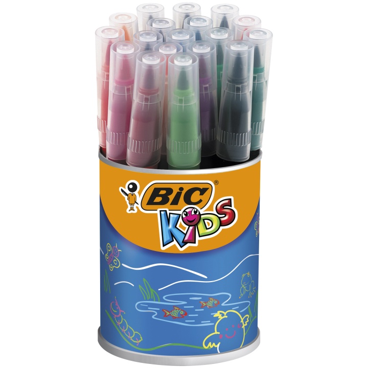 Läs mer om BIC Kids Visaquarelle Brush 18-set