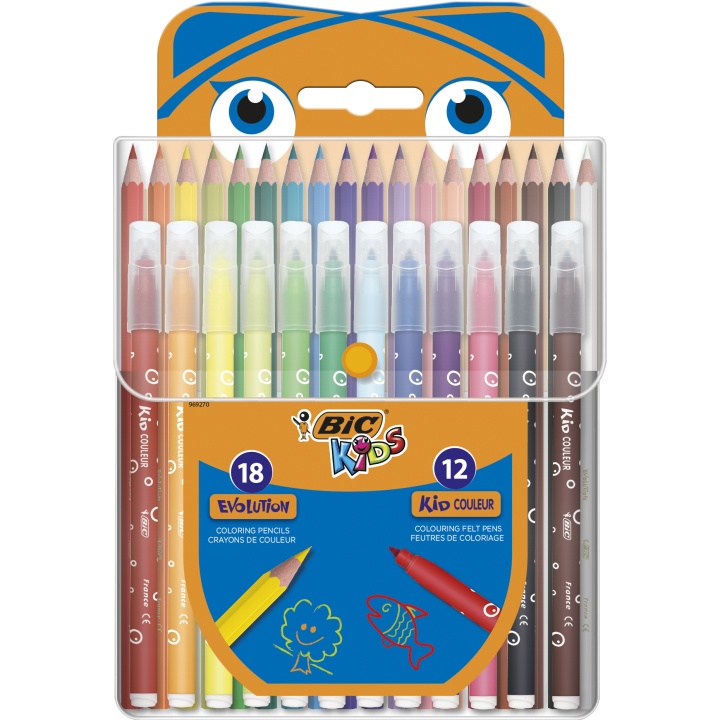 Kids Färgläggnings-kit 2 30 delar i gruppen Kids / Barnpennor / Tuschpennor för barn hos Pen Store (100261)