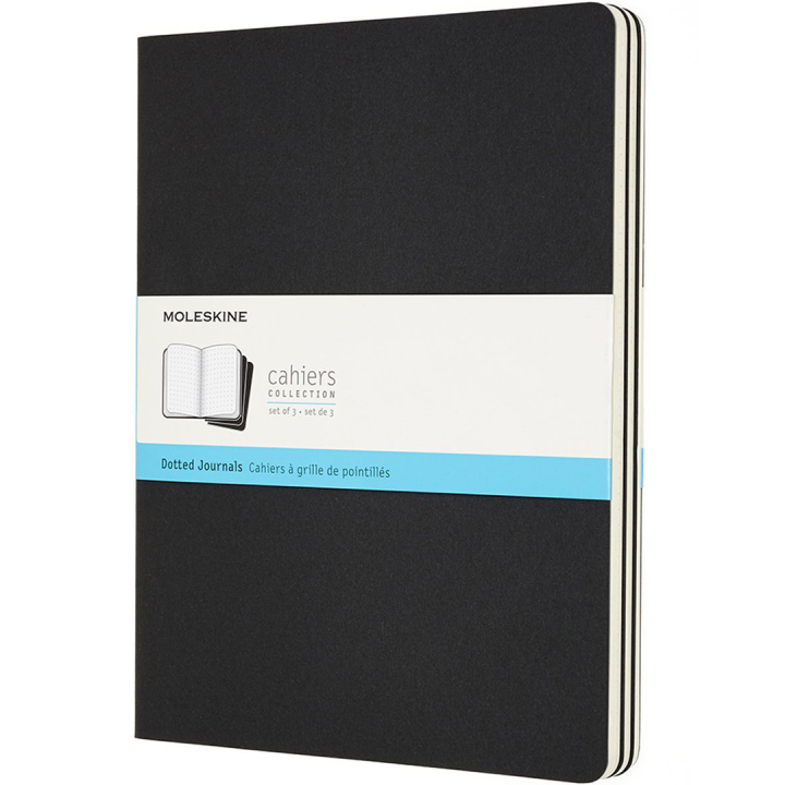 Cahier Notebook XL Black i gruppen Produktserier / Moleskine Cahier Collection hos Pen Store (100325_r)