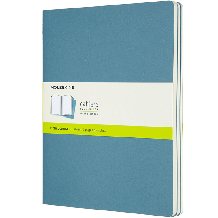 Cahier Notebook XL Brisk Blue i gruppen Papper & Block / Skriva och anteckna / Anteckningsböcker hos Pen Store (100331_r)