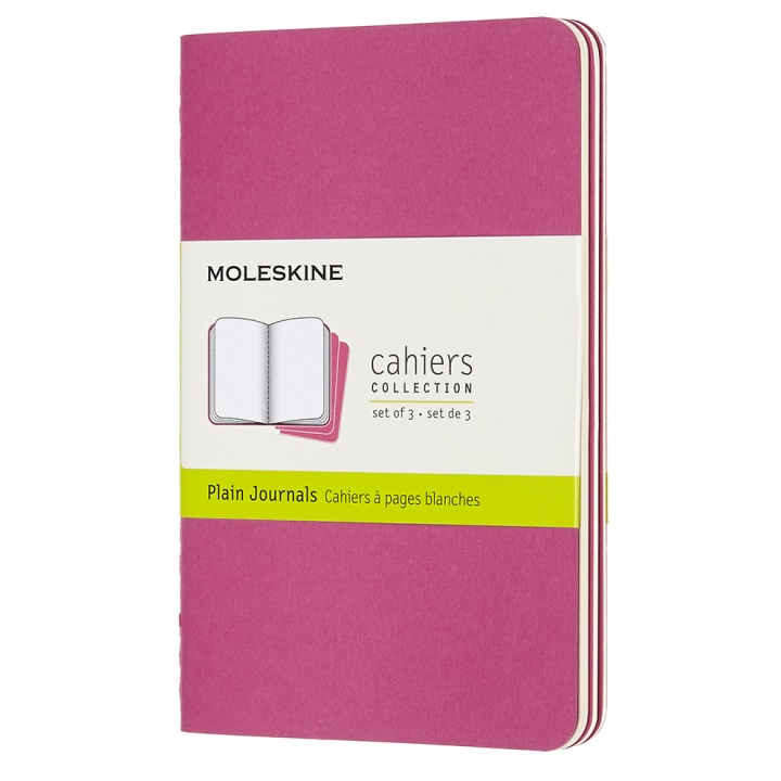 Cahier Pocket Pink Plain i gruppen Papper & Block / Skriva och anteckna / Anteckningsböcker hos Pen Store (100332)