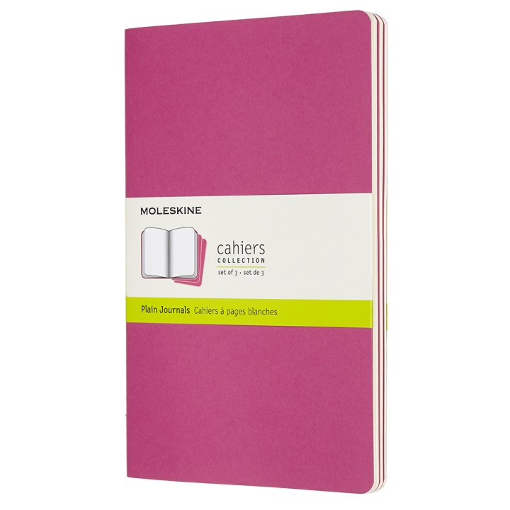 Läs mer om Moleskine Cahier Large Pink Plain