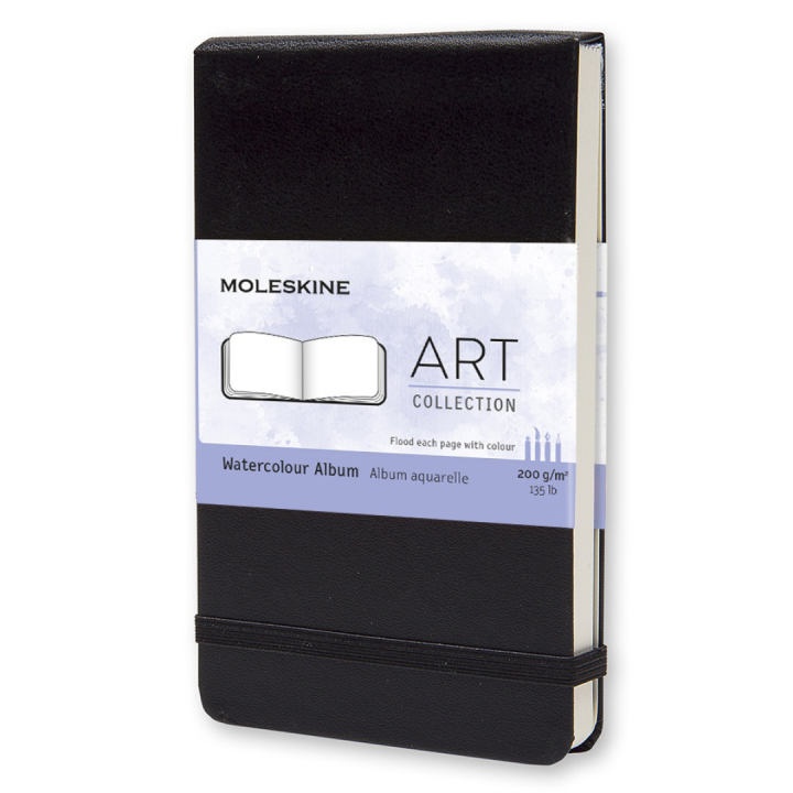 Watercolor ART collection Album Pocket Black i gruppen Papper & Block / Konstnärsblock / Akvarellblock hos Pen Store (100377)
