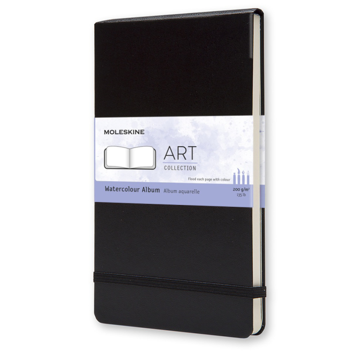Watercolor ART collection Album Large Black i gruppen Papper & Block / Konstnärsblock / Akvarellblock hos Pen Store (100378)