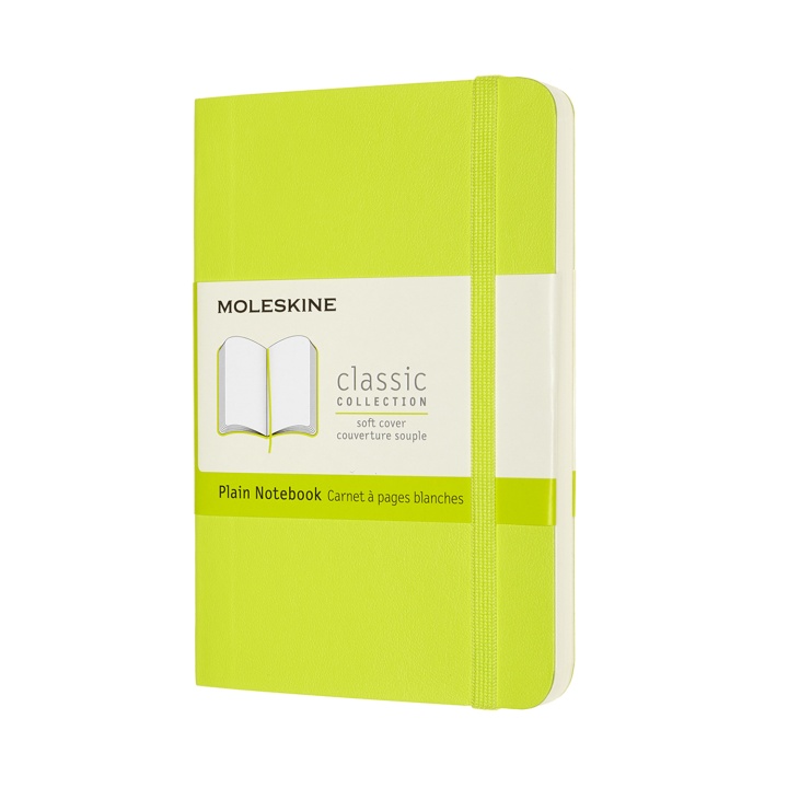Läs mer om Moleskine Classic Soft Cover Pocket Lemon Green Plain