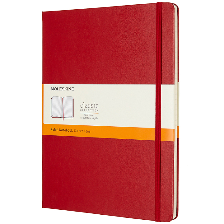 Classic Hardcover Notebook XL Red i gruppen Papper & Block / Skriva och anteckna / Anteckningsböcker hos Pen Store (100459_r)