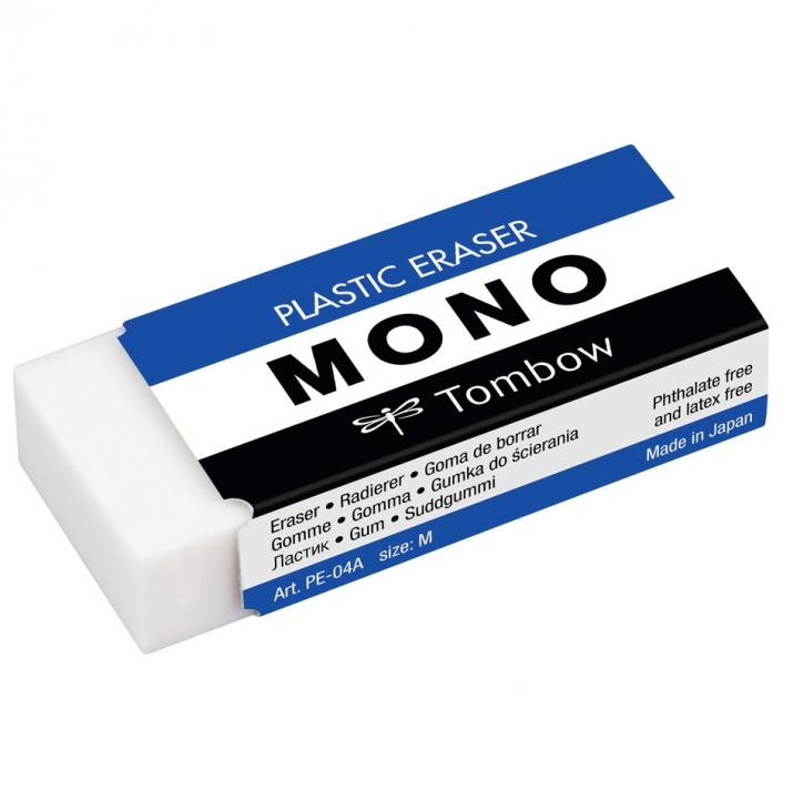 Läs mer om Tombow Mono Plastic Radergummi Medium