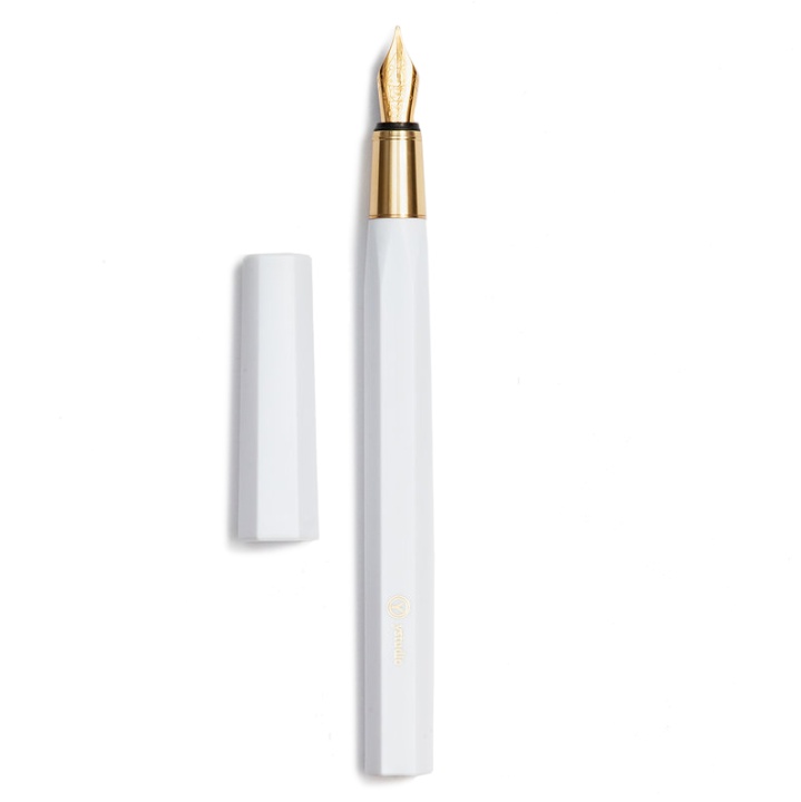 Reservoarpenna Resin White Medium i gruppen Pennor / Fine Writing / Reservoarpennor hos Pen Store (101382)