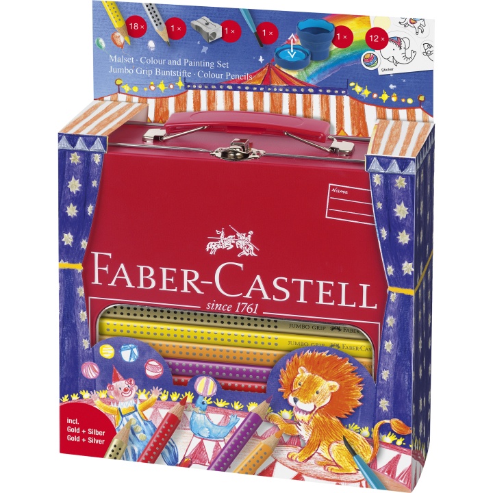 Faber-Castell Jumbo Grip Målarset Cirkus