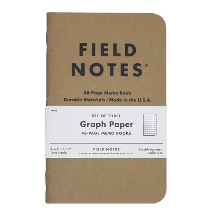 Läs mer om Field Notes Memo Book Rutat 3-pack