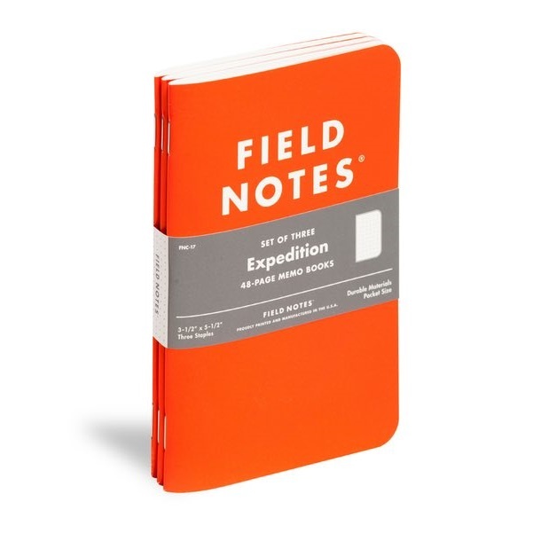 Läs mer om Field Notes Memo Book Expedition 3-pack