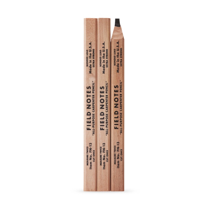 Läs mer om Field Notes Carpenter Pencil 3-pack