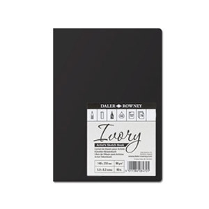 Ivory Sketchbook Soft Cover A6 i gruppen Papper & Block / Konstnärsblock / Skissböcker hos Pen Store (101453)