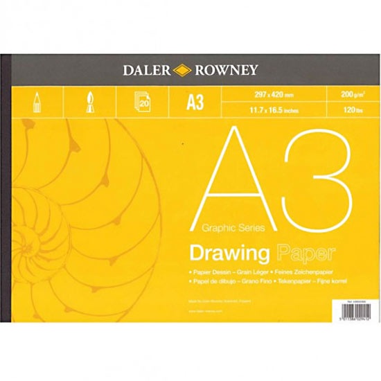 Drawing Paper A3 i gruppen Papper & Block / Konstnärsblock / Rit- och skissblock hos Pen Store (101456)