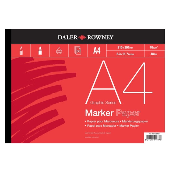 Läs mer om Daler-Rowney Marker Paper A4