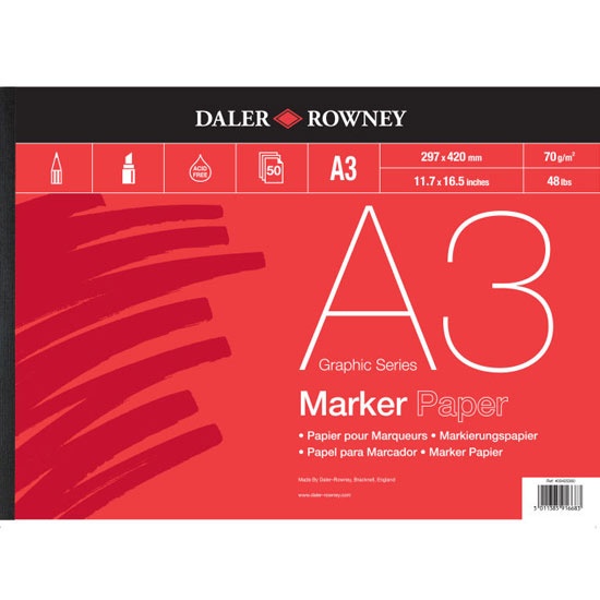 Läs mer om Daler-Rowney Marker Paper A3