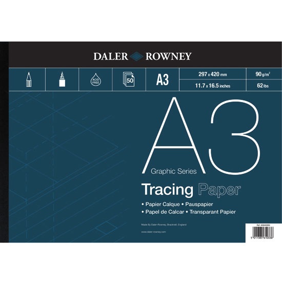 Läs mer om Daler-Rowney Tracing Paper 90g A3