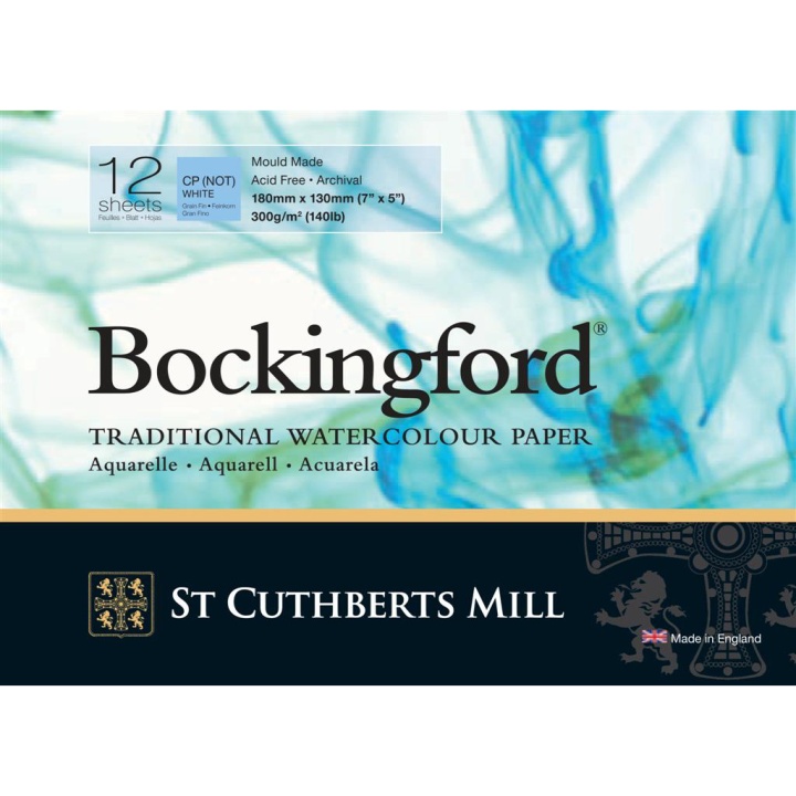 Läs mer om St Cuthberts Mill Akvarellblock 300 g 180 x0 mm Not