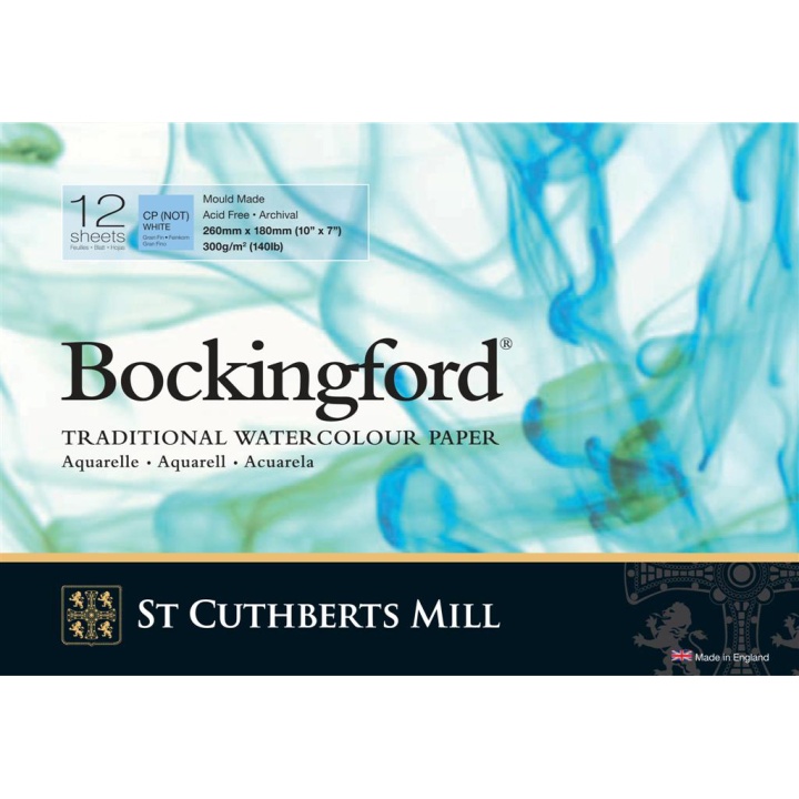 Läs mer om St Cuthberts Mill Akvarellblock 300 g0 x 180 mm Not