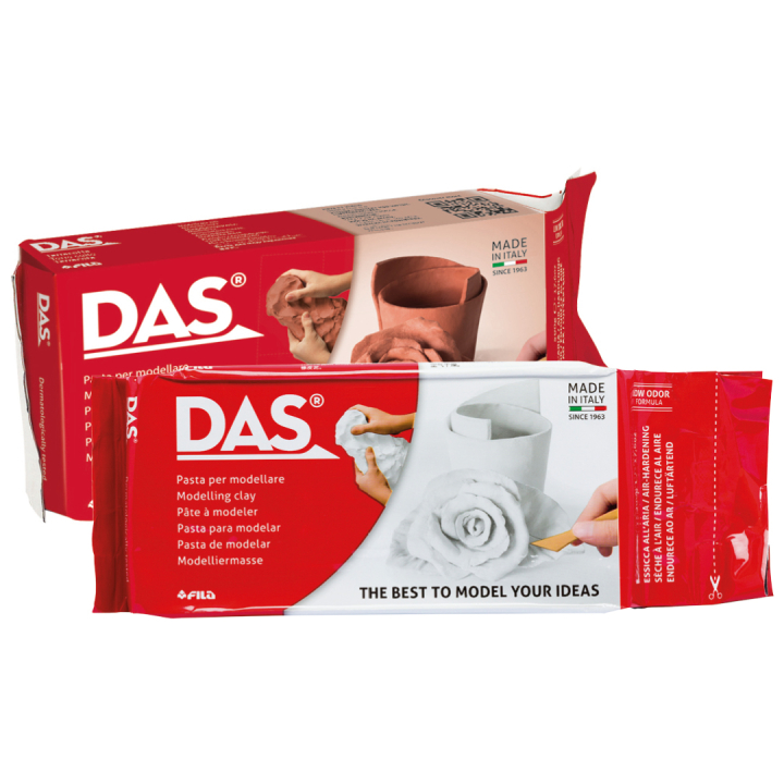 Läs mer om DAS Modellera 1/2 kg Vit