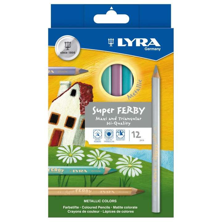 Läs mer om Lyra Super Ferby 12-set Metallic