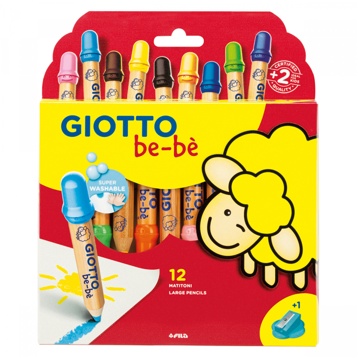 Läs mer om Giotto Be-bè Färgpennor 6-set