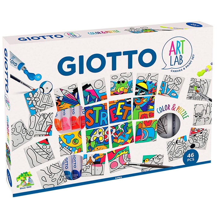 Läs mer om Giotto Art Lab Färg och pussel - 46 delar