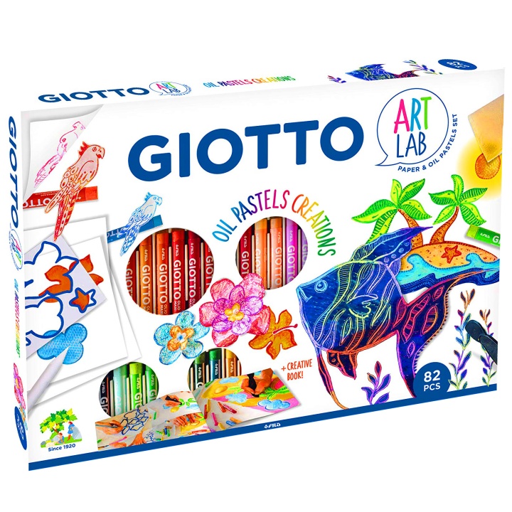 Läs mer om Giotto Art Lab Pastell - 82 delar