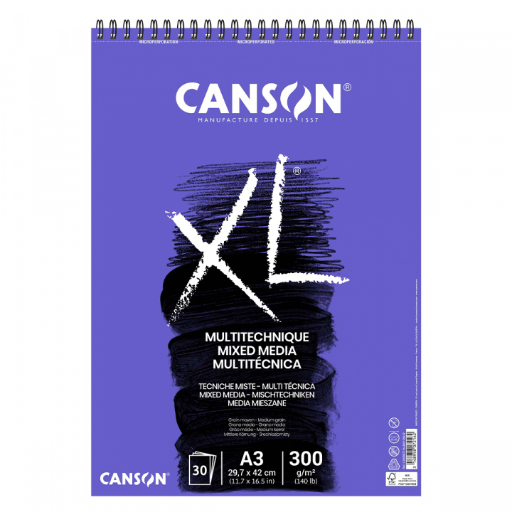 Läs mer om Canson XL Mix-Media 300g A3