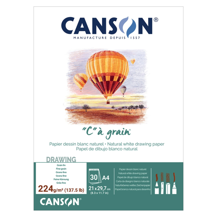 Läs mer om Canson C à grain 224g A4