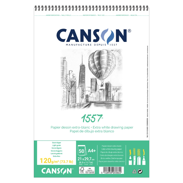 Läs mer om Canson 1557 120g A4