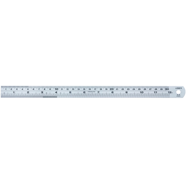 SL stållinjal 30 cm i gruppen Skapande & Hobby / Hobbytillbehör / Linjaler hos Pen Store (101717)