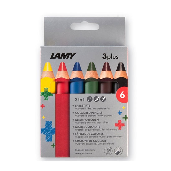 Läs mer om Lamy 3plus Färgpennor 6-set