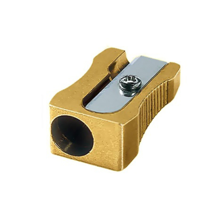 Single Wedge Mässing Pennvässare i gruppen Pennor / Penntillbehör / Pennvässare hos Pen Store (102258)