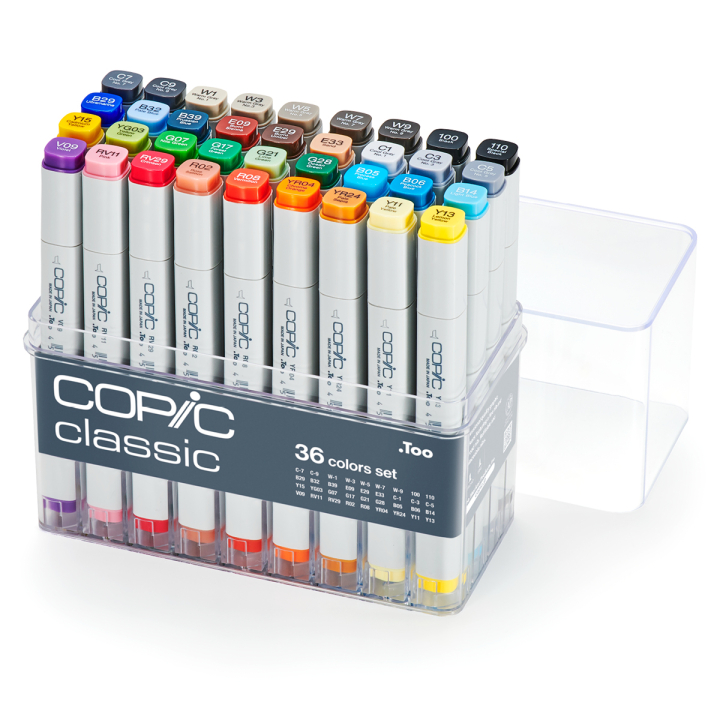 Marker 36-set i gruppen Pennor / Konstnärspennor / Illustrationsmarkers hos Pen Store (103252)