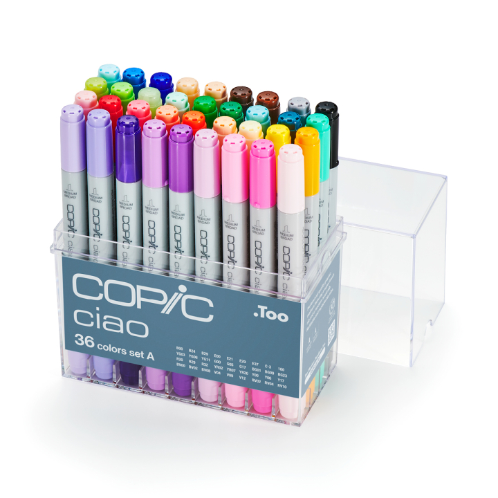 Läs mer om Copic Ciao 36-set Basic colors A