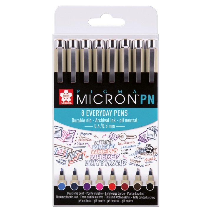 Pigma Micron PN 8-pack i gruppen Pennor / Produktserier / Pigma Micron hos Pen Store (103527)