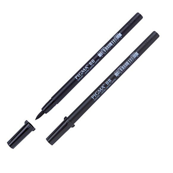 Pigma Brush Pen Black Medium i gruppen Pennor / Skriva / Fineliners hos Pen Store (103803)