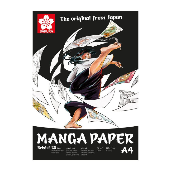 Läs mer om Sakura Manga Drawing Pad A4
