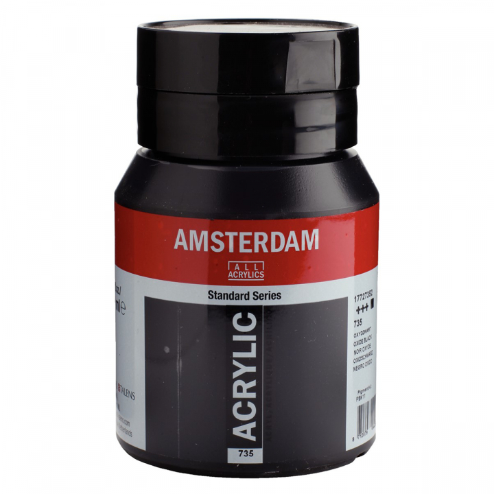 Akrylfärg 500 ml 735 Oxide Black