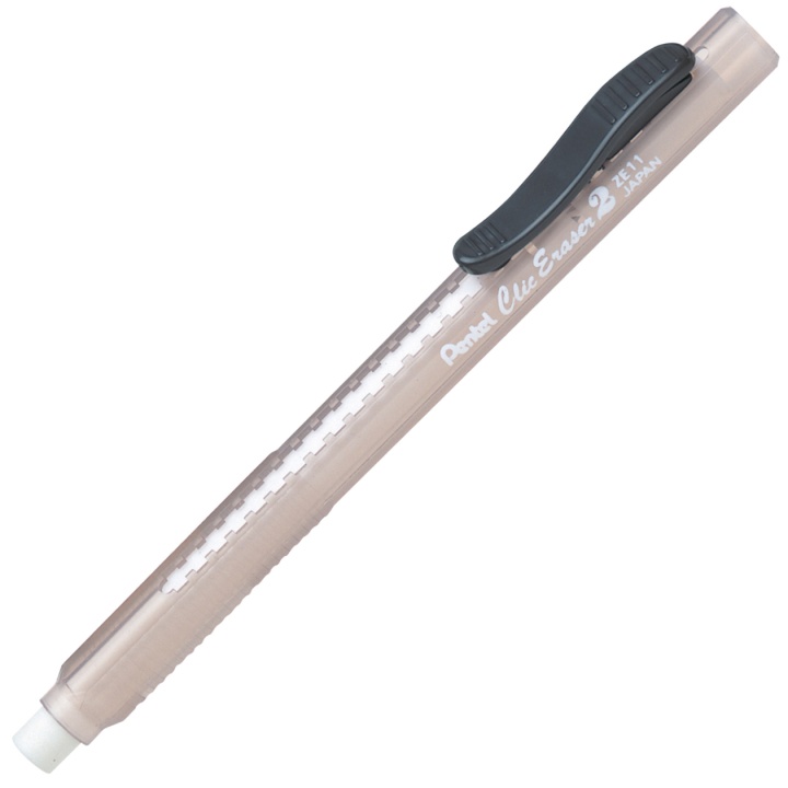 Läs mer om Pentel Clic Eraser Raderpenna Black Clip