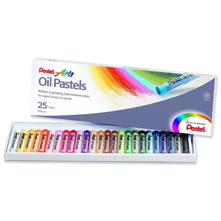 Oljepastell 25-set i gruppen Konstnärsmaterial / Kritor och blyerts / Pastellkritor hos Pen Store (104642)
