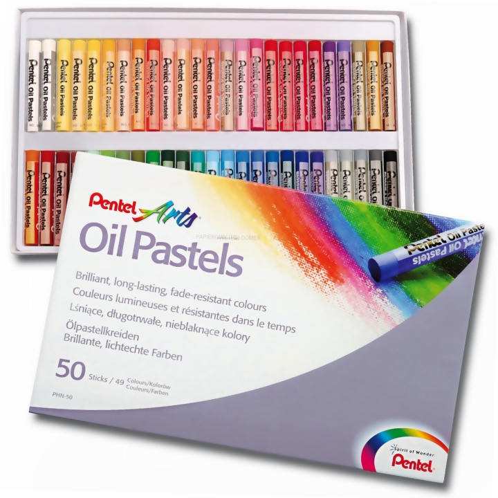 Läs mer om Pentel Oljepastell 50-set